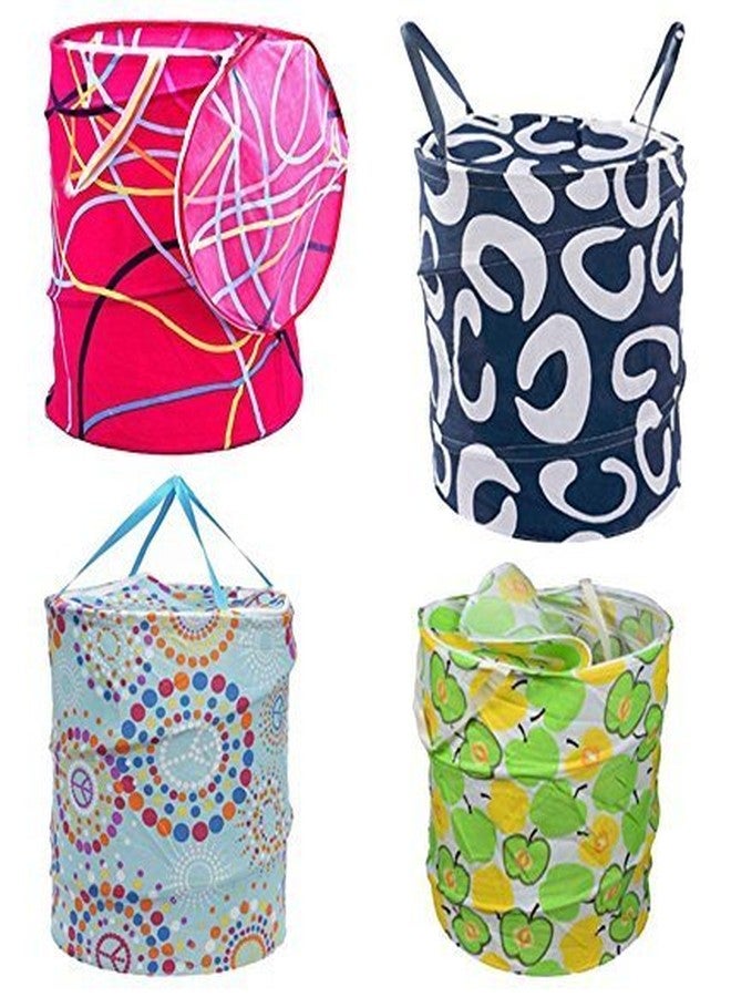 Shopper52 shopper 52 Laundry Basket/Bag/Hamper for Clothes with Handle & Drawstring Closure, Foldable for Home Bathroom Bedroom - CNJHUBG - Image 2